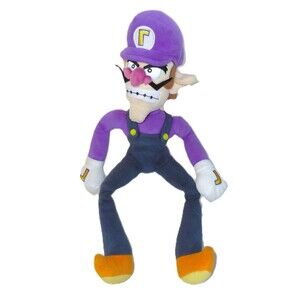 Waluigi Plush - Super Mario Brothers All Star Collection 13" Stuffed Doll Toy